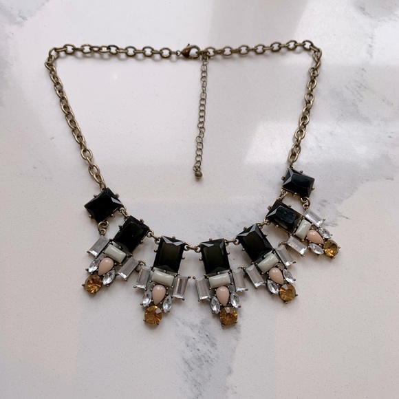 Costume Jewellery Necklace.  Various Stones.  Adjustable Length. - Picture 2 of 2